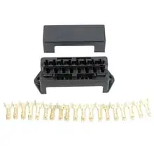 8 Way Auto Fuse Box Assembly with Terminals Dustproof  Mounting  BX2081 for car