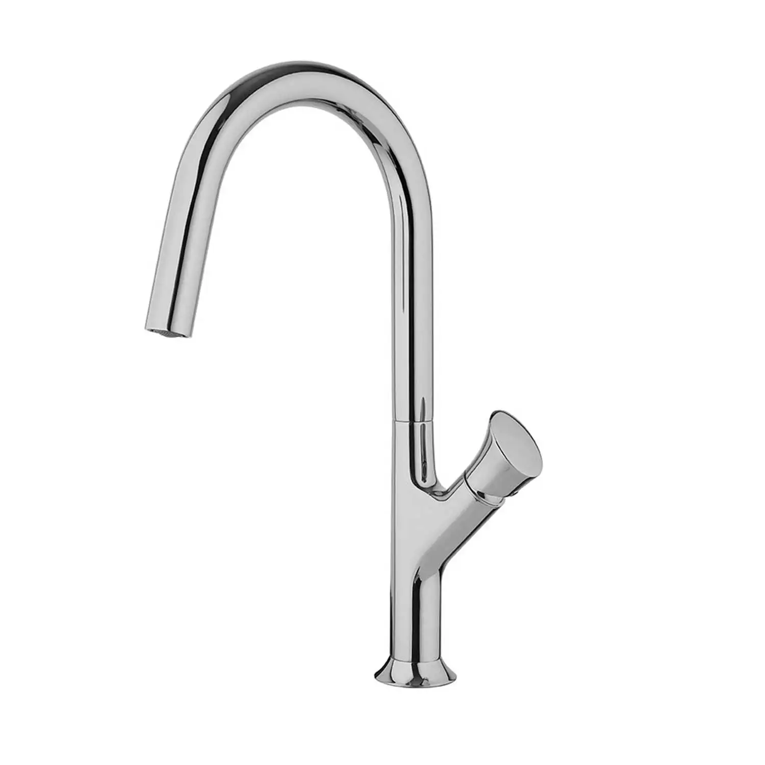 Made in Italy single lever kitchen sink mixer with adjustable spout Polished Chrome Racing