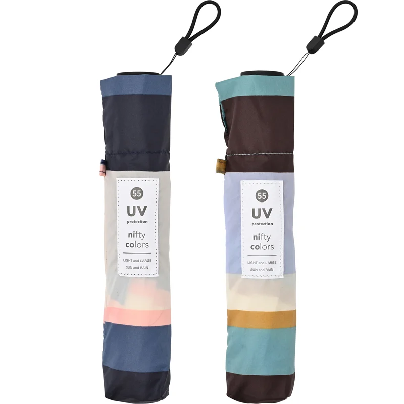 compact umbrella smart light multi border carbon mini 55