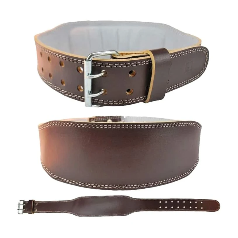 Wholesale Gym Exercise Workout Training Genuine Cowhide Leather 5mm to 10mm thickness Belt Genuine leather belts from Pakistan