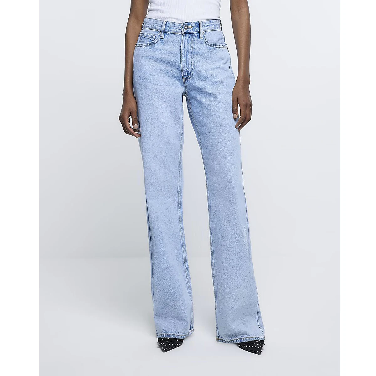 Female Medium Waist Denim Straight Fit Jeans Pants Woman Sexy Fashion Stretch Pencil Pants Regular Fit Women Jeans Women