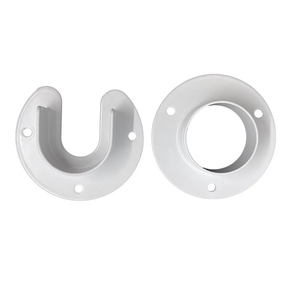 Stainless Steel Plastic Closet Flange Set Furniture Wardrobe Bedroom Hotel Hospital Warehouse Workshop Home Office Kitchen