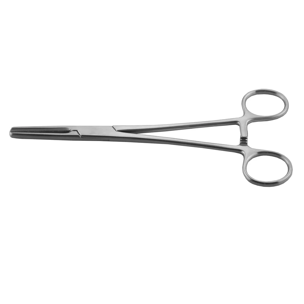 Ворсовая трубка зажим прямые зубчатые челюсти с наружными защитными хирургическими инструментами