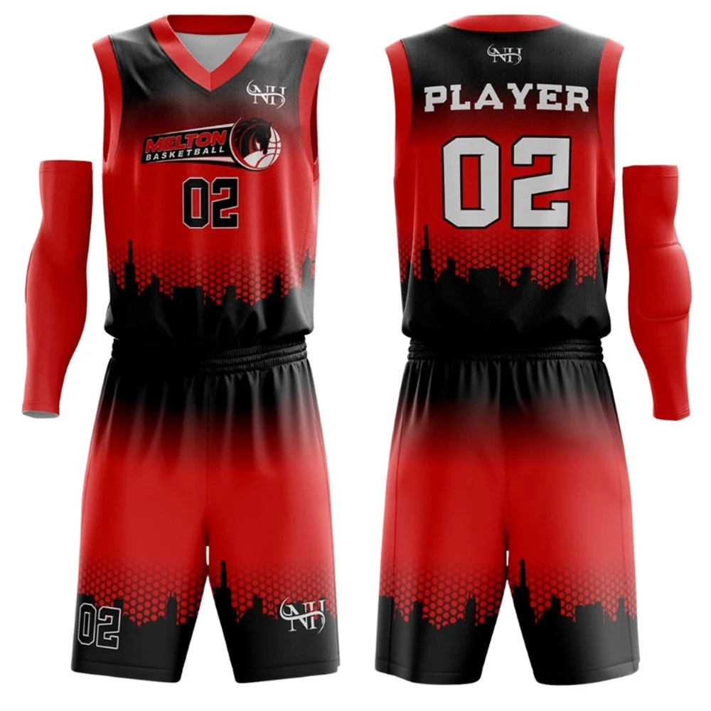 ODM & OEM Services College Basketball Uniform Design Custom Sublimation Printing Basketball Jersey