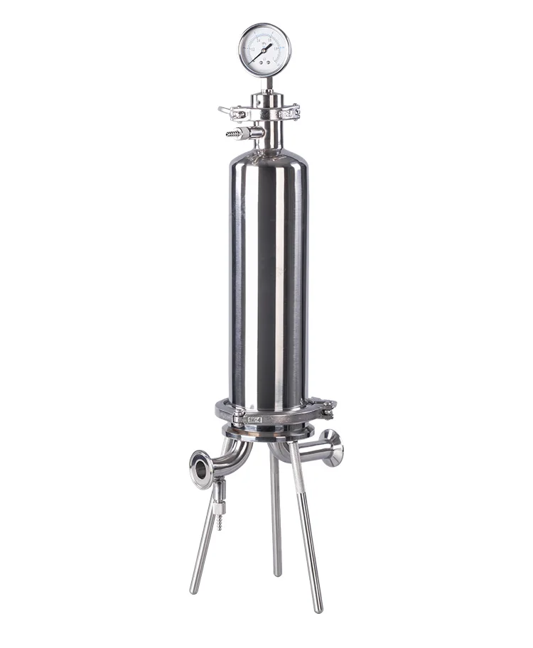 Housing SS304 Stainless Steel 20 Inch High Pressure FIlter Housing For Filtration of Alcohol, Beverage and Drinking Water