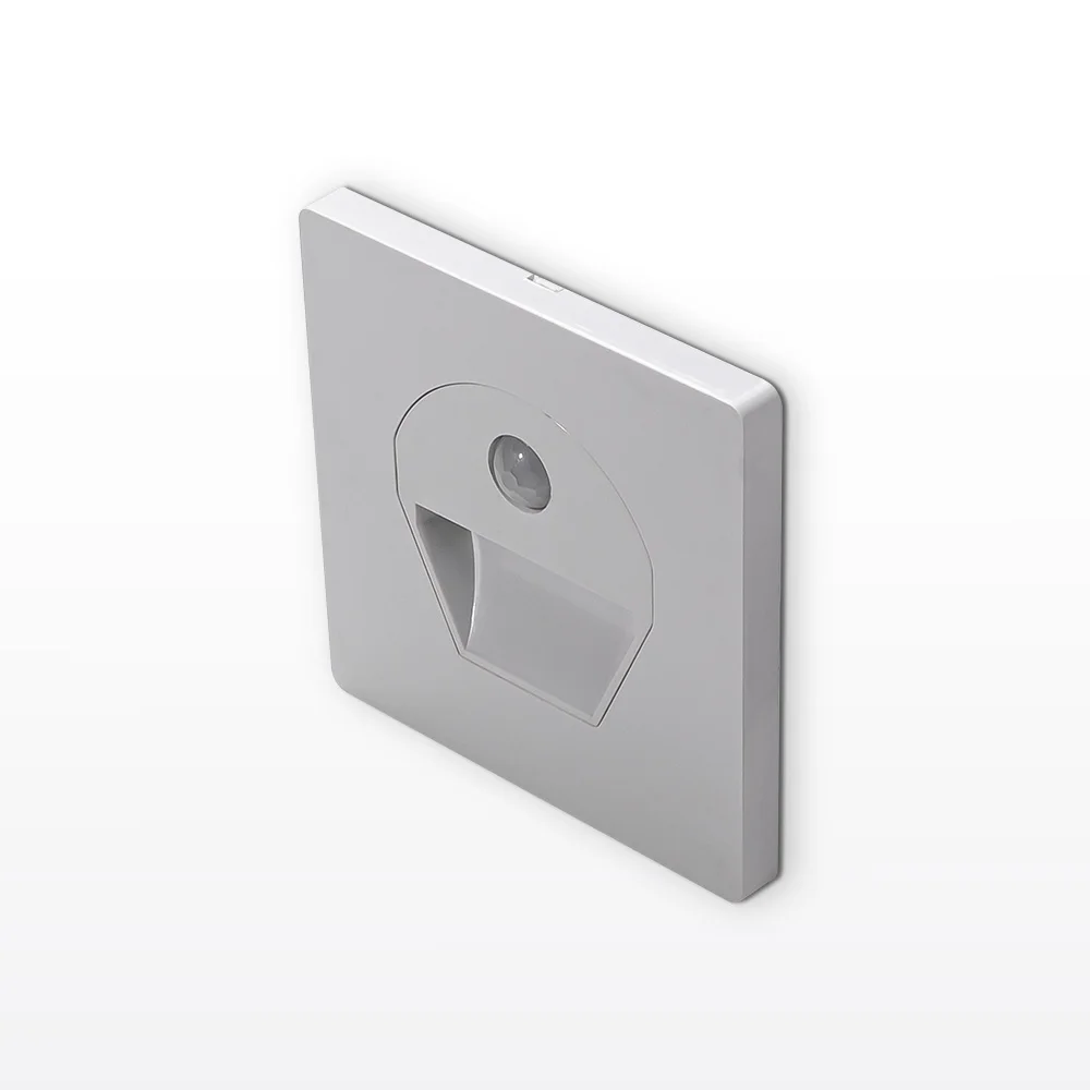 King lanca  Indoor Recessed Human Body Induction Microwave Motion Sensor LED Stair light for Step Ladder Wall Lamp