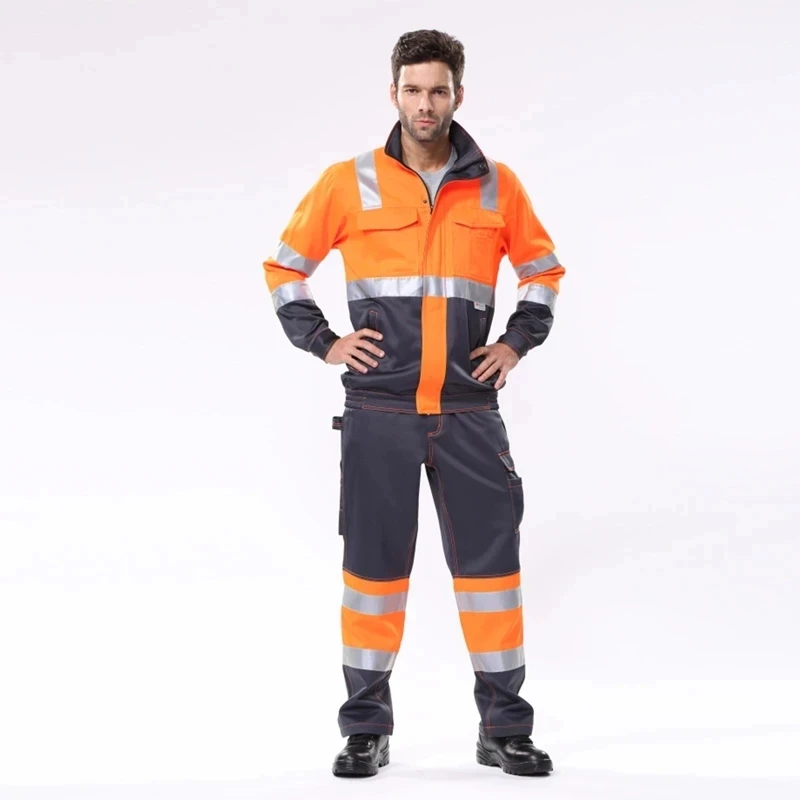 New Design Customized Working Uniforms for Men Construction Work Wear Worker Work Uniform Suit Set