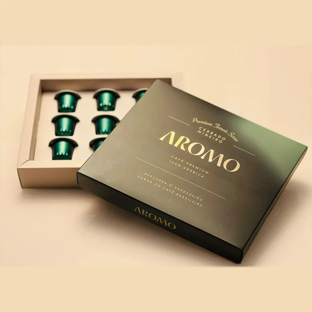 Капсулы Terroir Cerrado Mineiro с молотым обжаренным кофе-9 ун-30 в упаковке-капсулы совместимые кофемашиной эспрессо