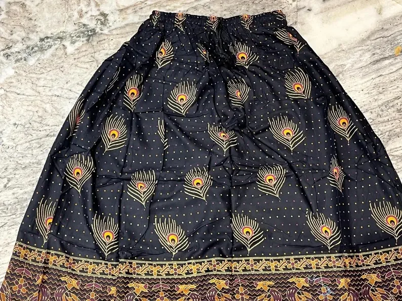 Юбка Женская многоярусная из хлопка