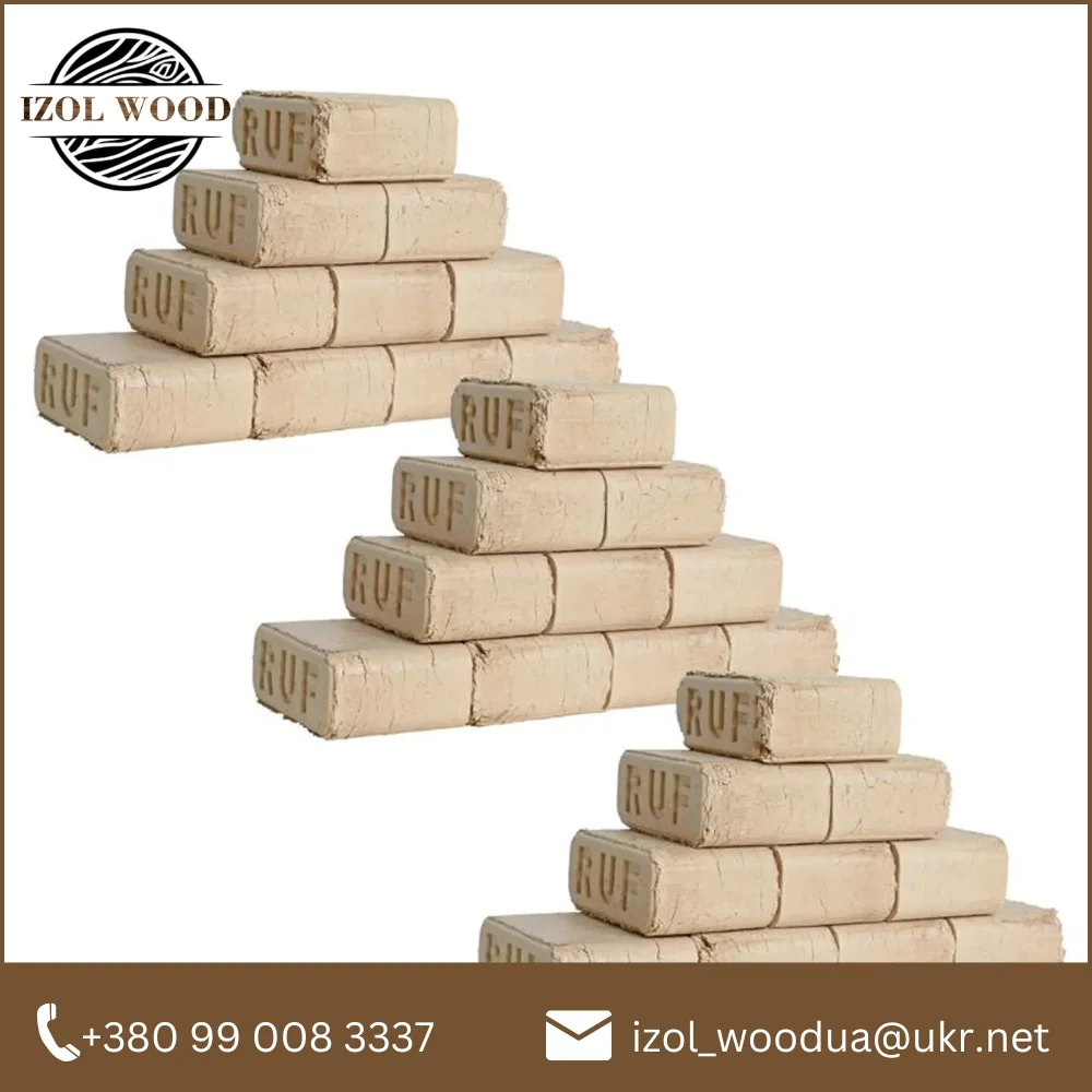 Global Supplier and Exporter of Highest Grade RUF Fuel Briquettes from Ukraine