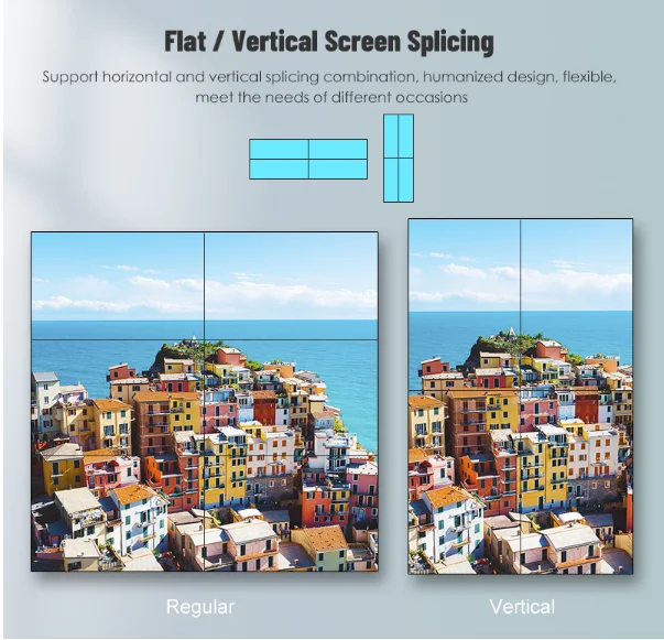 Wholesale 3.5mm Advertising LCD Splicing Video Wall Screen Display Mount Panel LCD Display