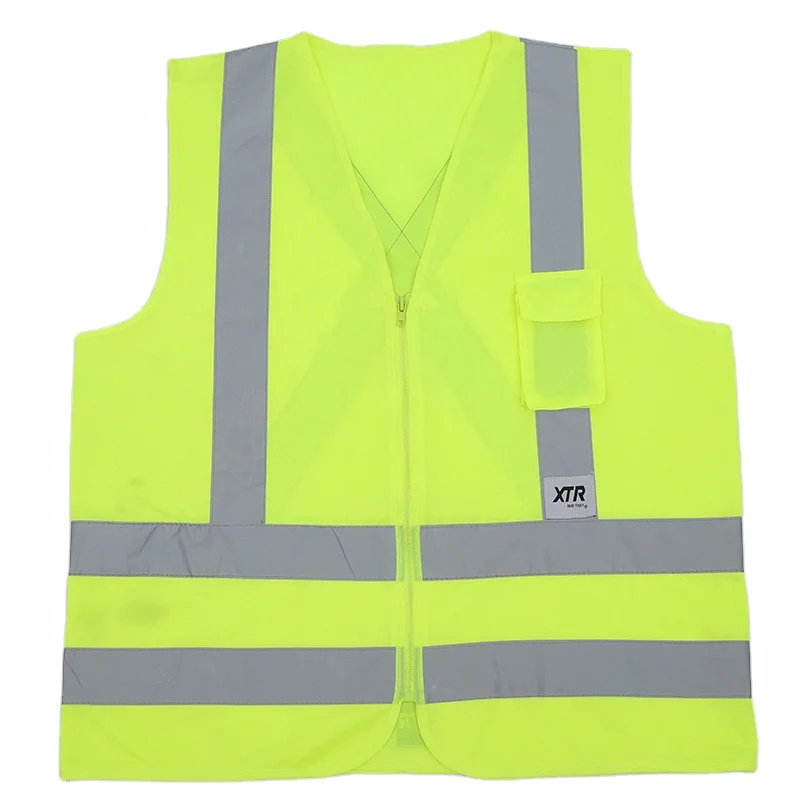 Hot wholesale good quality safety reflective clothing hi vis workwear reflective vest outdoor riding reflective safety vest