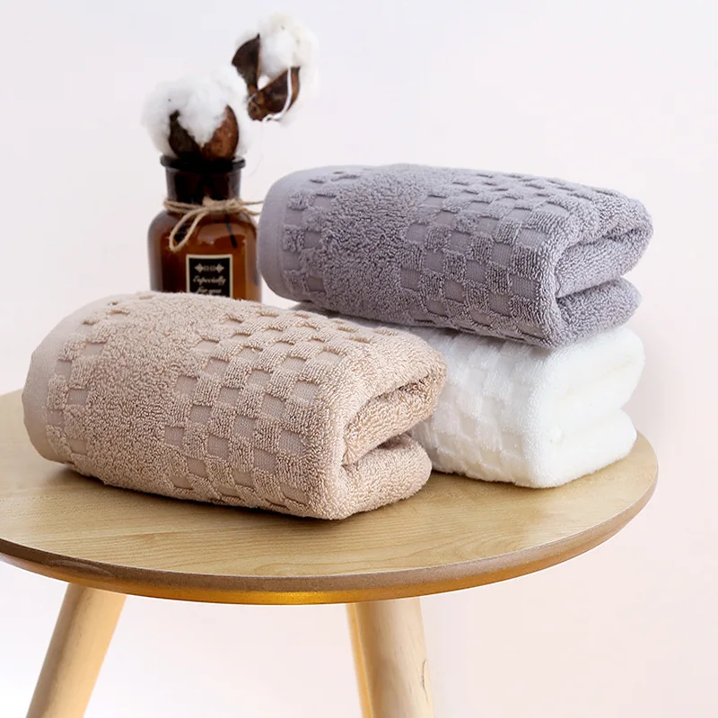 Wholesale Custom Logo 100% Cotton Reusable Facial Cleansing Cotton Hand Towel Makeup Remover White Face Towel