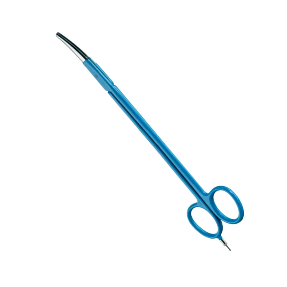 German Stainless Steel Bipolar Scissors For Cutting Curved Sharp Blade Coagulation 8 Inch Non Stick Reusable Bipolar Scissor