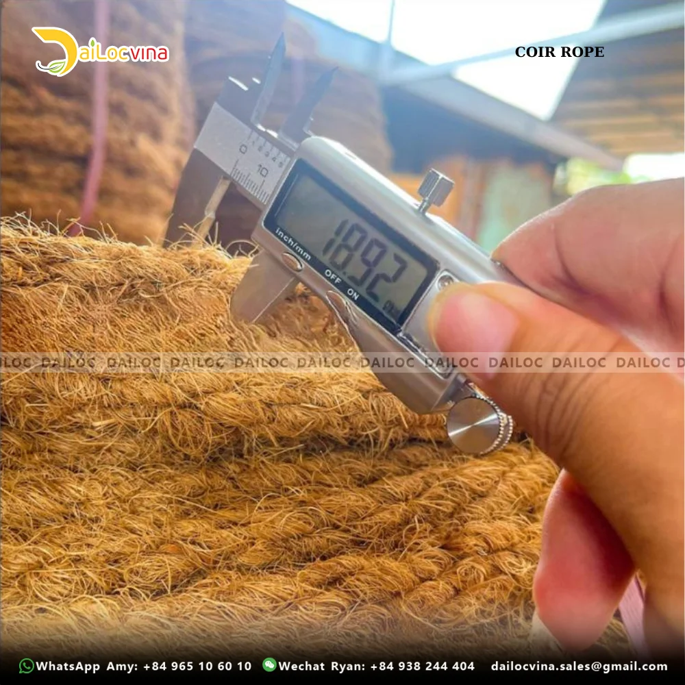 COCONUT COIR ROPE HANDMADE COCONUT FIBER ROPE FOR AGRICULTURE FROM DAI LOC VINA