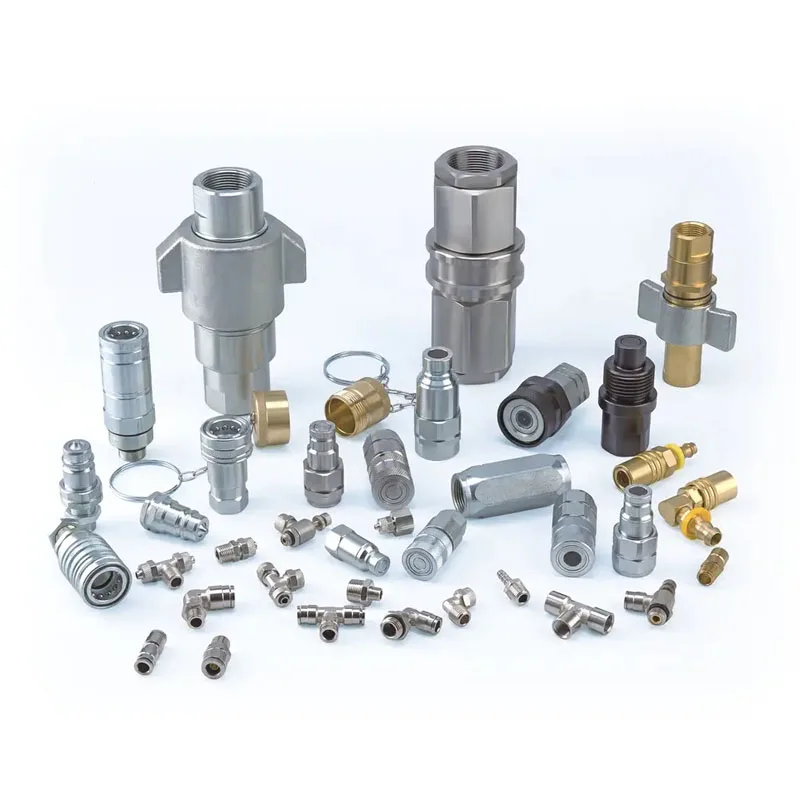 KZF 1-1/4 inch  BSPT/BSPP/NPT thread 304/316 stainless steel push to connect hydraulic fittings&liquid quick disconnect fittings