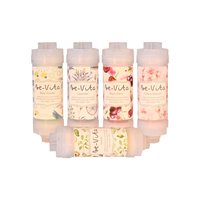 In Korea Best Selling Product Easy self installation non toxic material Test report Shower Vitamin Filter Bevita