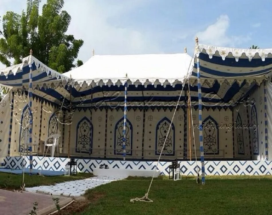 Индийский холст на открытом воздухе на заказ Раджа Maharaja партии/событие палатка для торжественных событие для ОАЭ Кувейт, США, Великобритания
