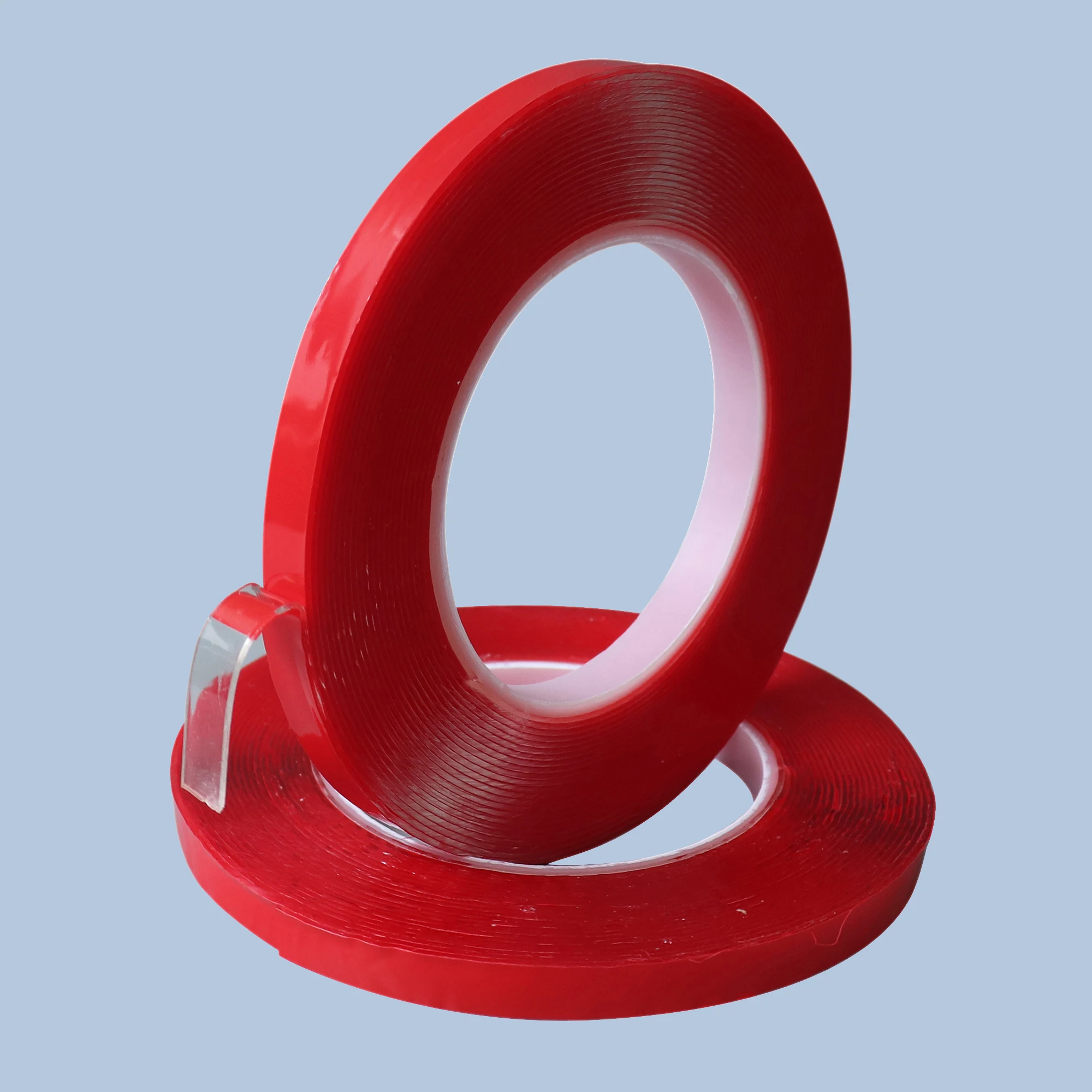 Malaysia High Quality Hot Melt 12mm x 8m High Adhesive Clear Double Side Tape Watertight Acrylic Foam Material For Carton Use