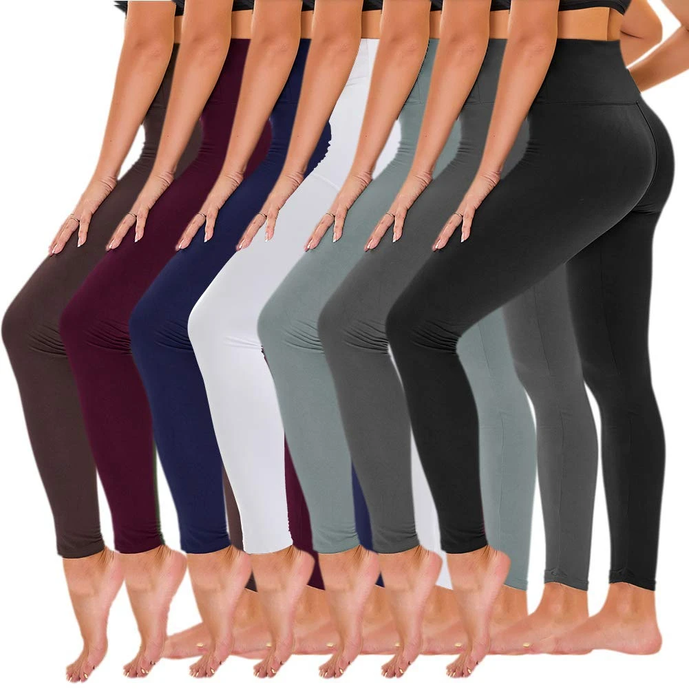Leggings Custom Cheap Nylon Spandex Leggings for Women Fitness Clothing Women High Waist Gym Yoga Tights Woman Leggings Fabric