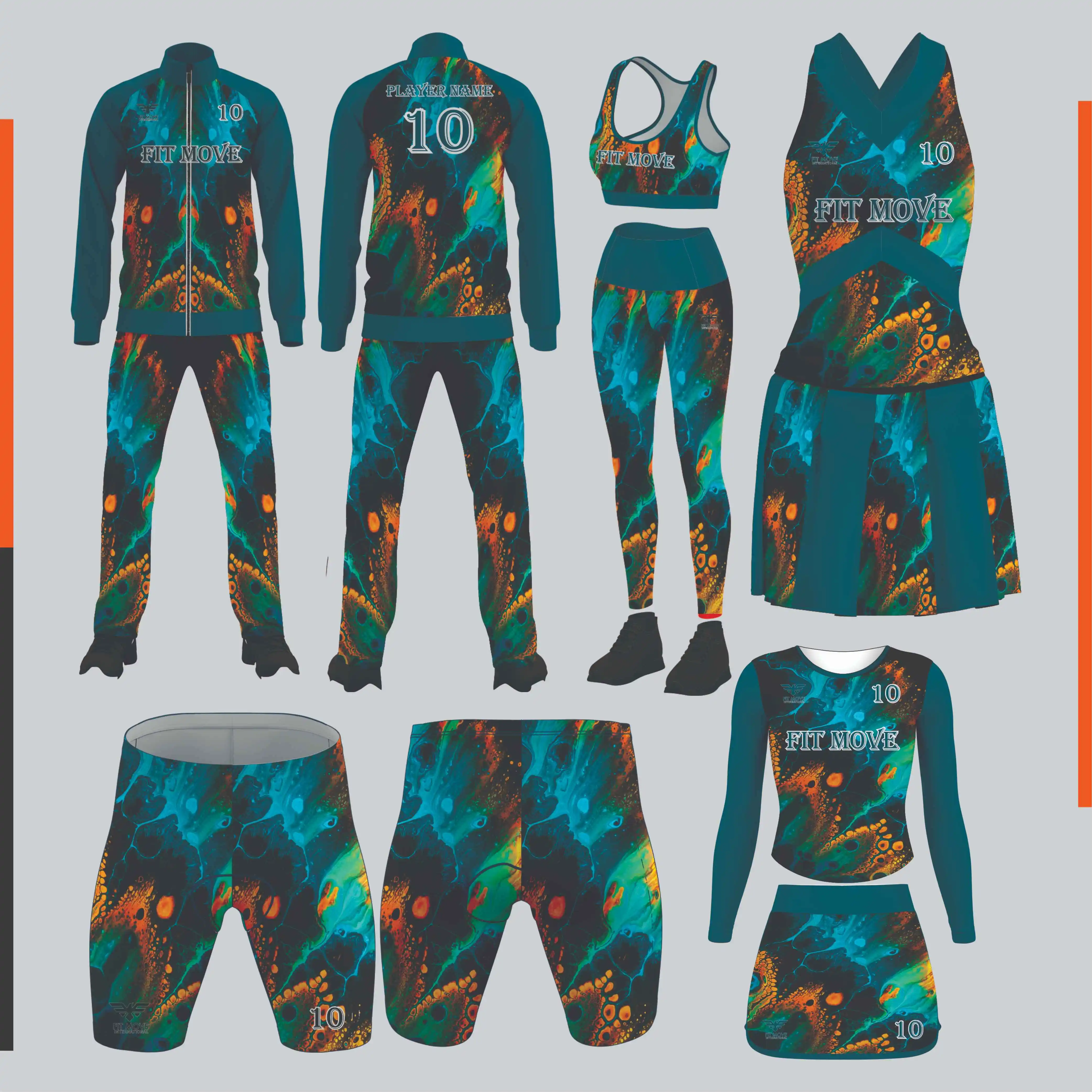 Hot Selling 2024 Cheerleading Uniform In Reasonable Price Breathable Sustainable Customized Logo Design Cheerleading Uniform