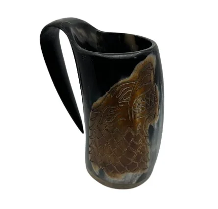 Premium drinking Horn mug Decorative Coffee Mug for Home Hotel and restaurant Traditional drinking mug BY N M CRAFT salt lamp