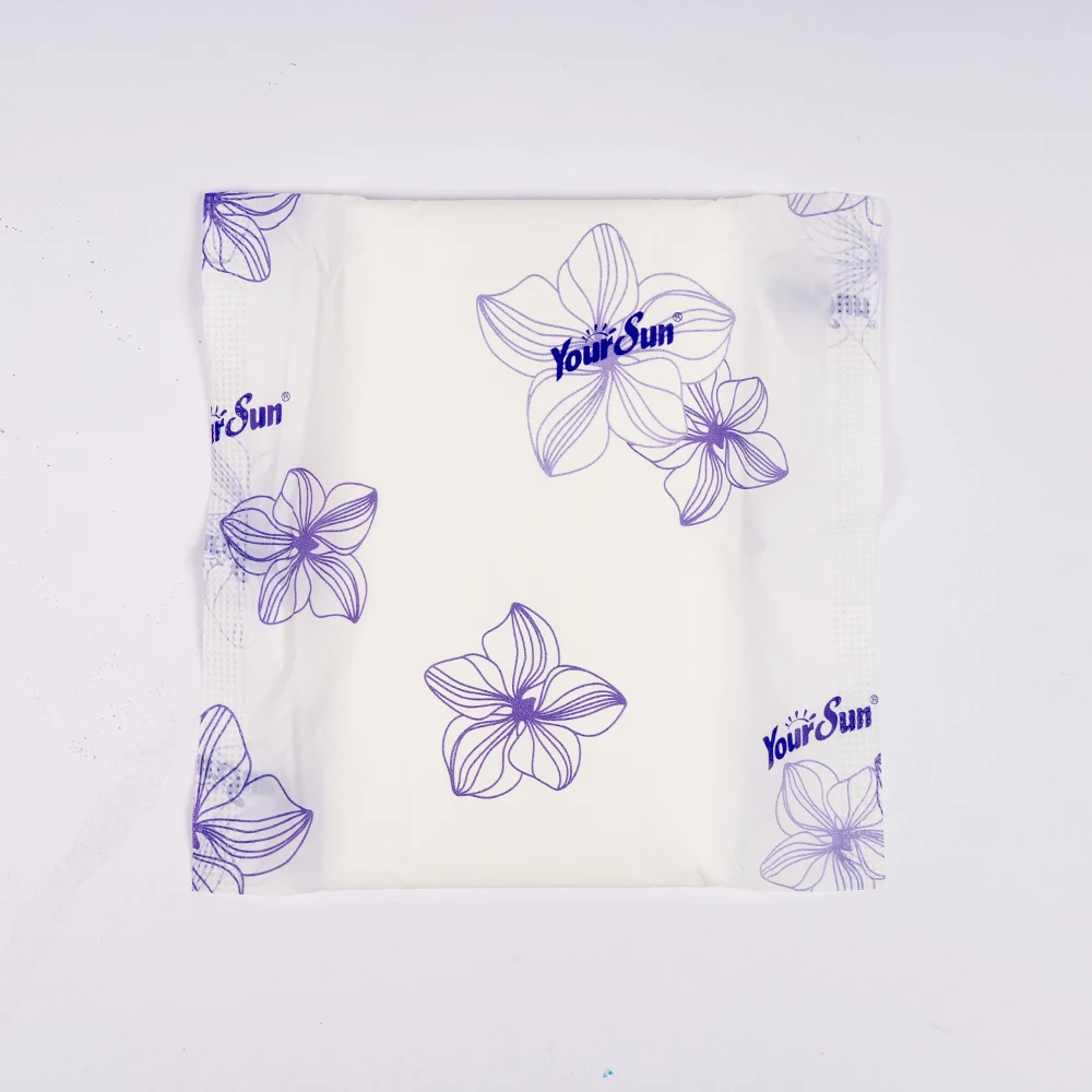 B Grade Korea Antibacterial Ultra Thin Absorbent Cloth Sanitary Pads Organic Biodegradable Sanitary Napkin With Low Price