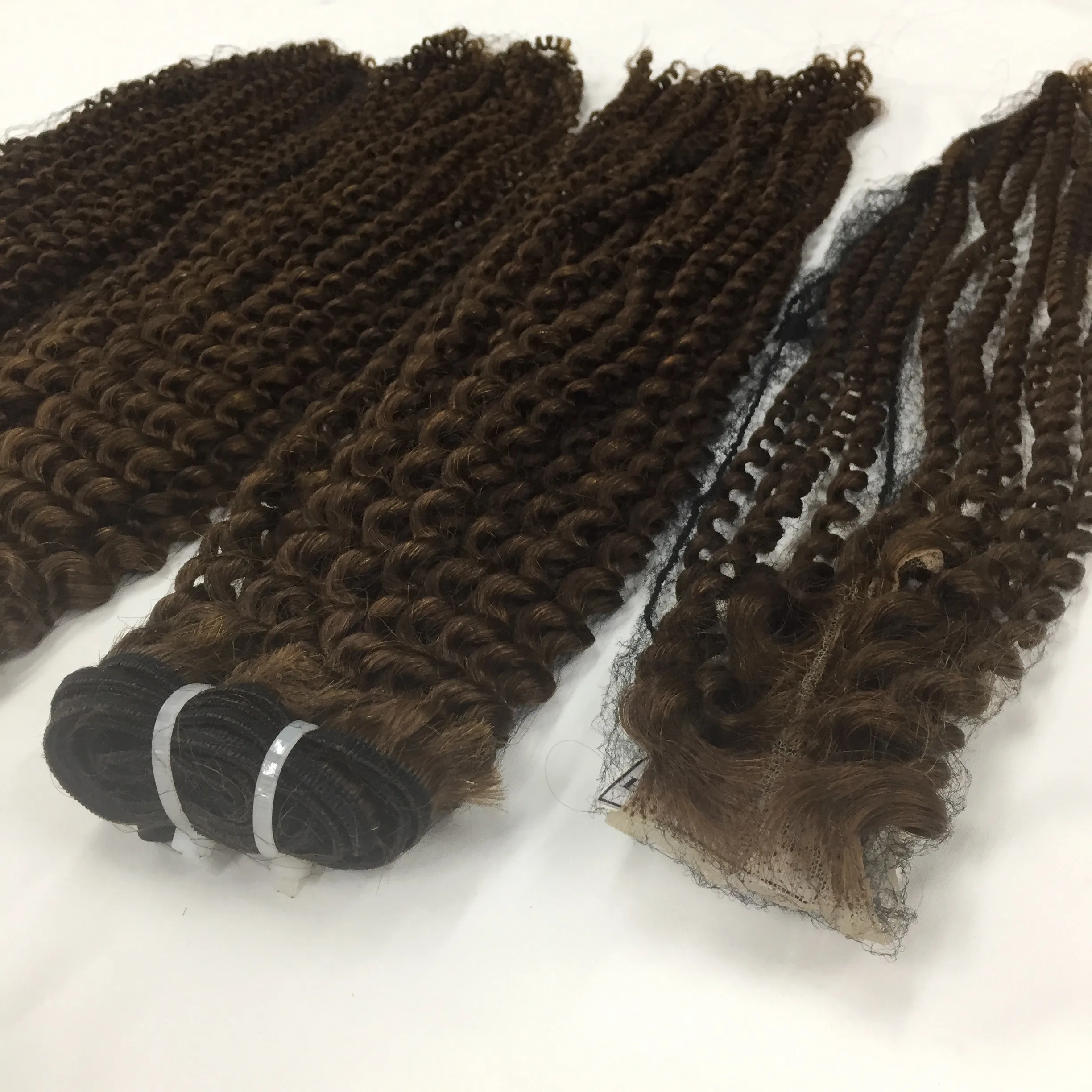 Beautiful Weft high quality Italian Curl hair extensions Loose Deep wave hair made in Vietnam wholesale