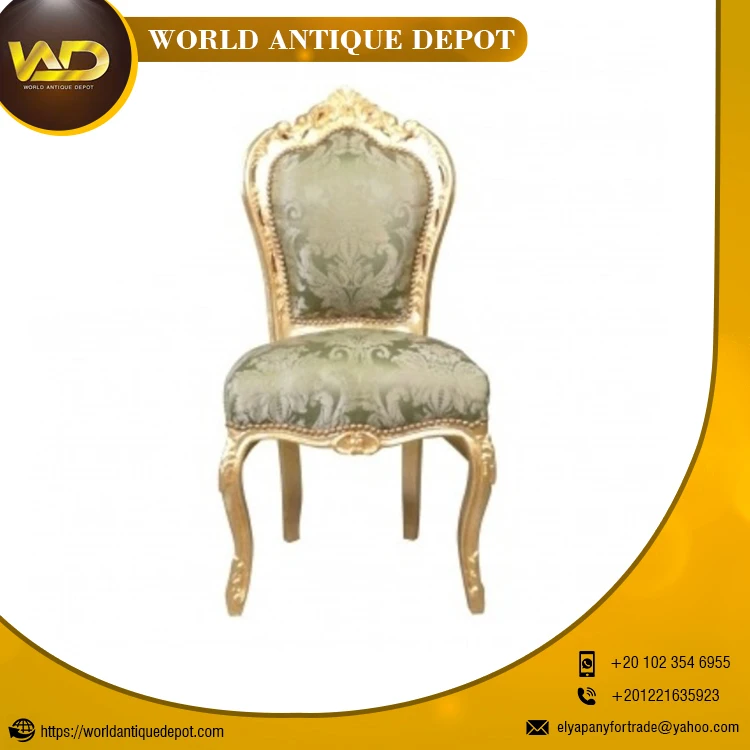 Antique Modern Luxury Furniture Baroque chair Available On Multi Color And Design