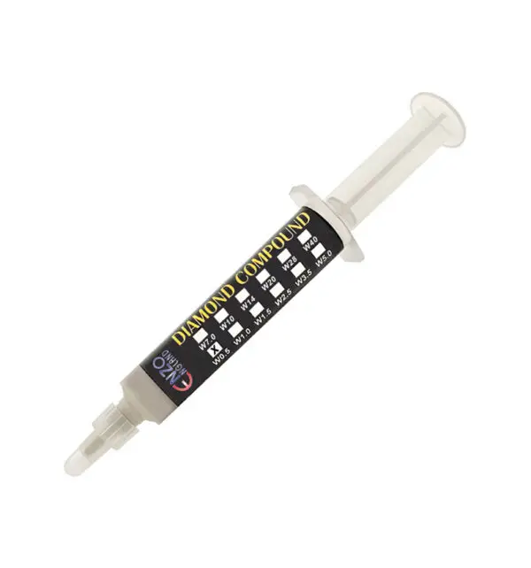 ENZO ENGLAND 0.5 MICRON 1000# Diamond Polishing Lapping Abrasive Paste 5 Gram Syringe Knife Blade Razor Kitchen Grinding