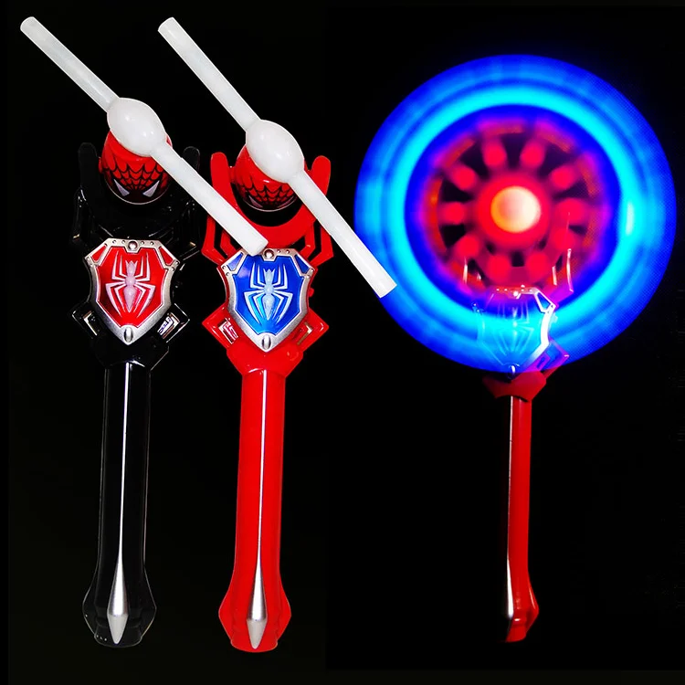 Hot Sale Spinning Children Toy Gift Light Up Toys Flashing Led Music Windmill Toys Novelties Gift for Kids