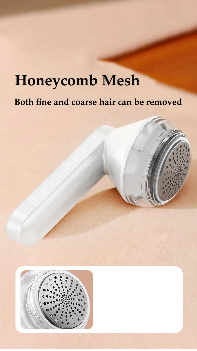 Portable Electric Clothes Lint Trimmer USB Hair Ball Trimmer Fuzz Carpets Sweater Shaver Lint Remover Household Clothes Shaver