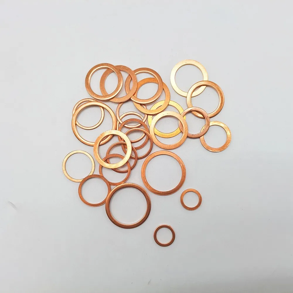 Flat copper washer Washer Sealing washer Hollow copper ring