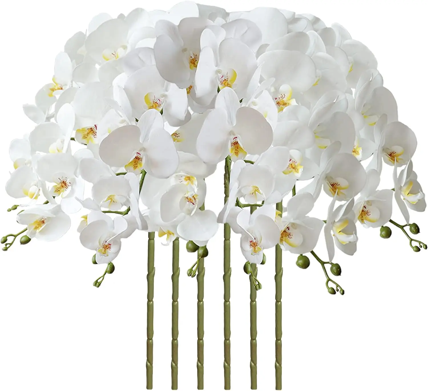THAOF-157 High Quality Real Touch Orchids Stems Artificial Flowers Phalaenopsis Orchid Centerpiece Wedding Party