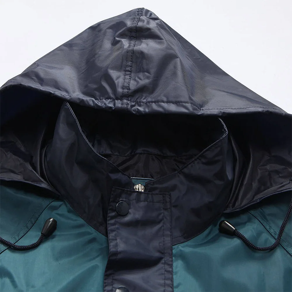 Men Waterproof Rain Suit With 2 Pieces Lightweight Rain wear Fishing Camping Rain Suit For Sale