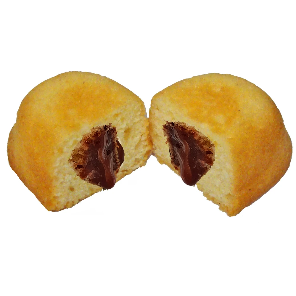 Самый продаваемый сочный торт овальной формы, сделанный из малтита, заполненный какао-кремом, 3 шт. 150 г для супермаркетов