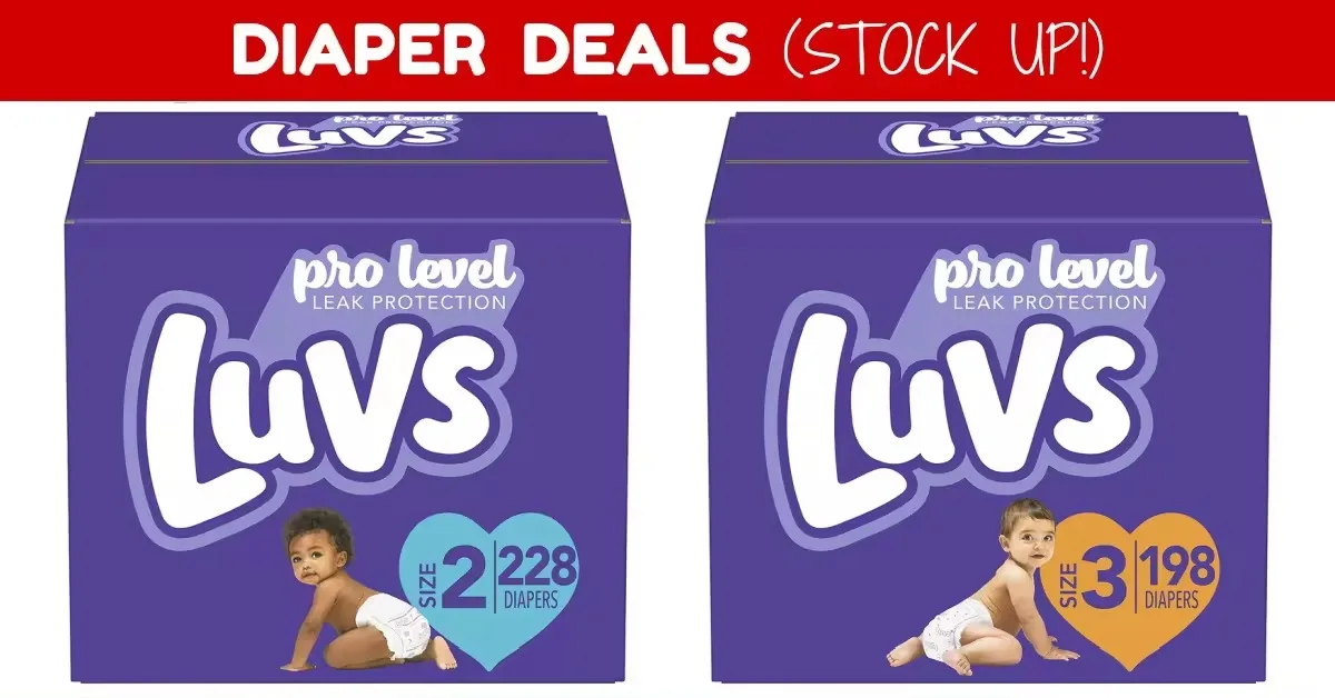 100% оригинальные детские подгузники Luvs Pampers