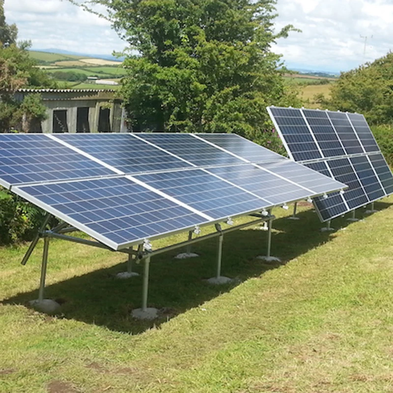 Warranty 10 years ground mount solar racking systems galvanized solar pv support structure ground mount solar racking systems