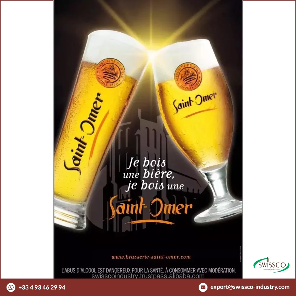 Wholesale Dealer of Top Selling Saint Omer Panache Beer in Glass Bottle of 25CL in Pack of 10 Units