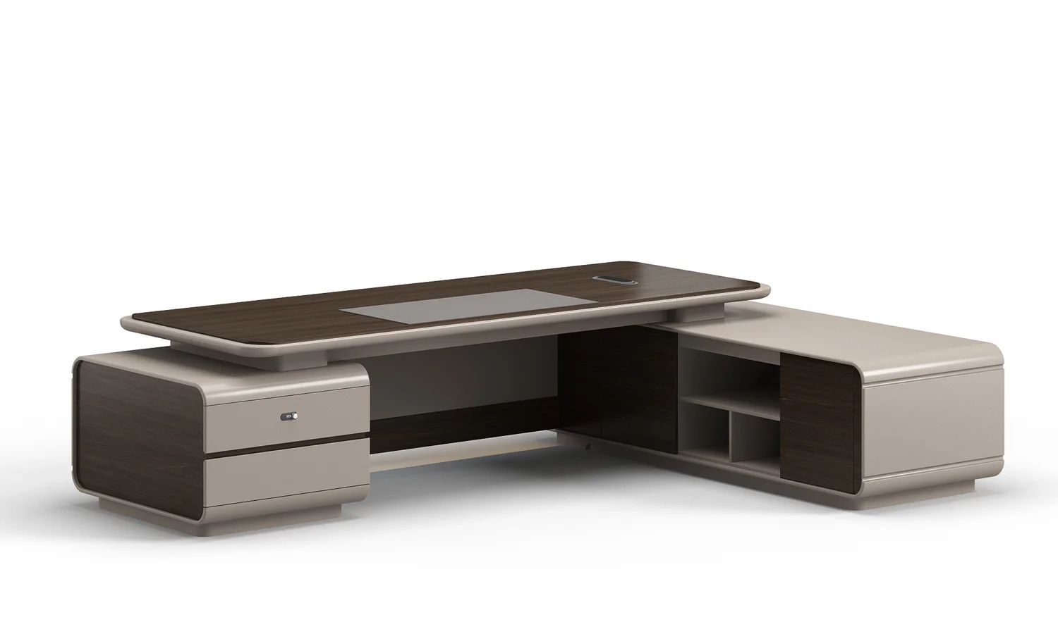 Высококачественный коммерческий МДФ Генеральный директор современный прочный офисный стол с выдвижным ящиком