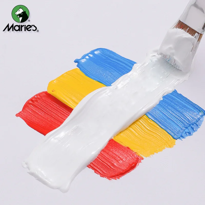 Maries Z300 Z500 300ml 500ml 50 colours artist professional acrylic colour paint for canvas shoe stone shirt wall paint