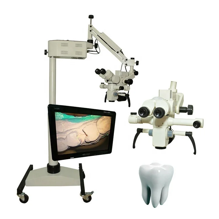 Portable Factory Price Dental Operating Microscope with Beam Splitter and digital Camera