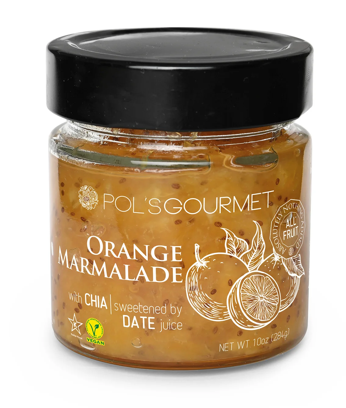 Orange Marmelade Fruit Preserves Organic Natural Gourmet Level No Sugar Fresh Jams Best Selling Grade Pure Healthy