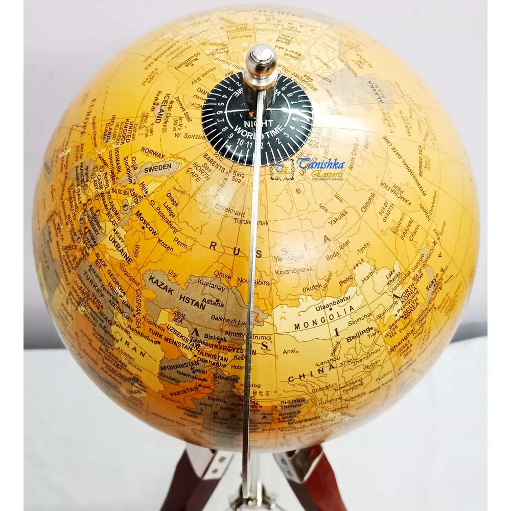 Декоративный мировой земной шар со штативом деревянная подставка из металла винтажный развивающий глобус декор для домашнего офиса Рождественский подарок