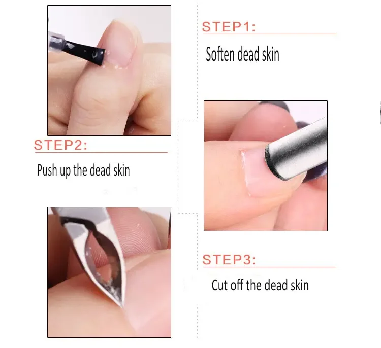 Custom Packaging Nail Prep Cuticle Pusher Nail Patrol Pro Tools 80 100 120 150 180 Grits Cuticle Prep Tabs For Nail Pusher