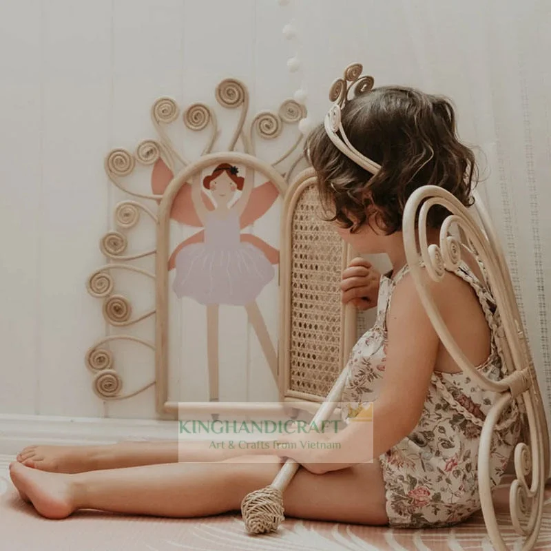 Новинка идеальные Крылья Ангела из ротанга летающие высокие крылья бабочки плетеная детская игрушка волшебное крыло для ребенка