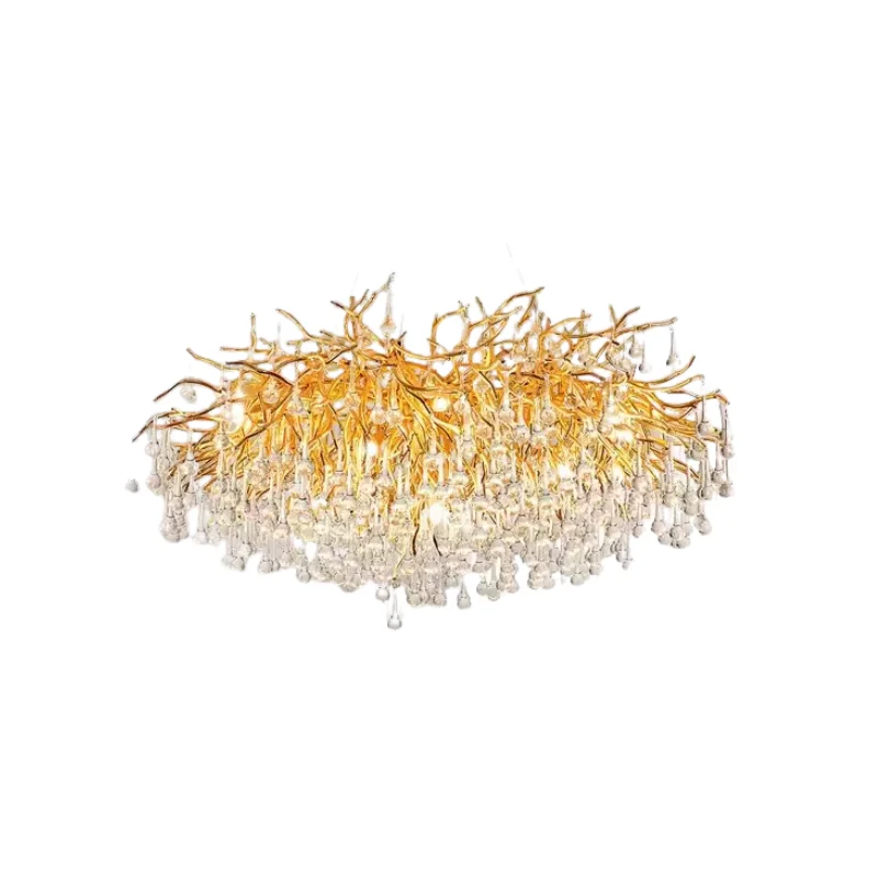 FACTORY PRICE Modern Glass Chandelier - 2-Year Warranty - Living Room LED Lighting