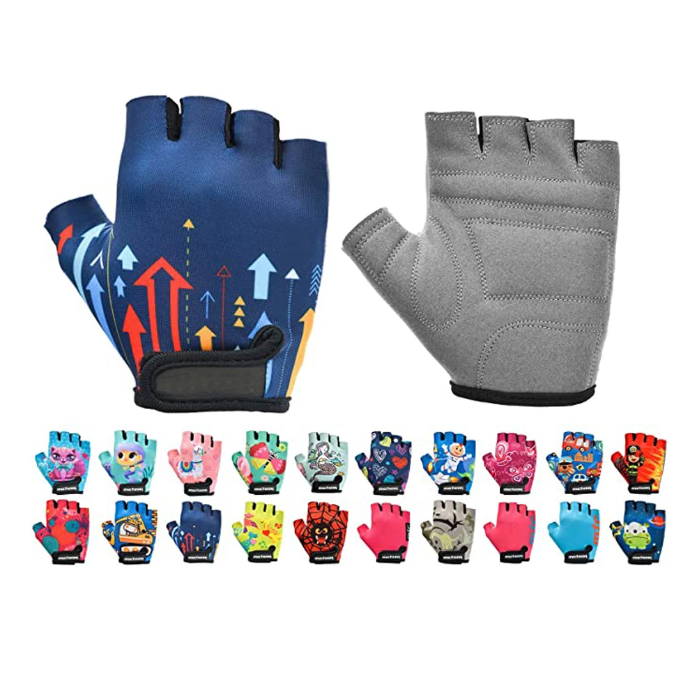 OEM Design Outdoor Sports Bicycle Glove For Racing Fingerless Gloves Winter Bikers Half Finger Cycling Gloves