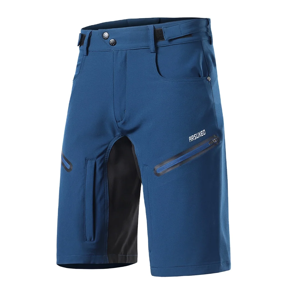 Мужские велосипедные шорты с карманами BALEAF 4D мягкие быстросохнущие штаны для езды на велосипеде колготки от производителя