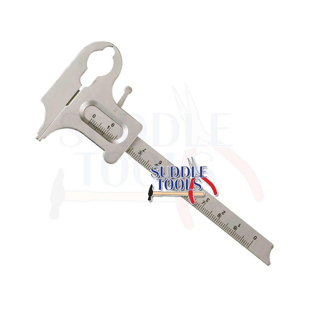 BOLEY Style Stainless Steel Orthodontic Rubber Dam Instruments Lock Sliding Dental Gauge Caliper Jewelry Tools Equipment